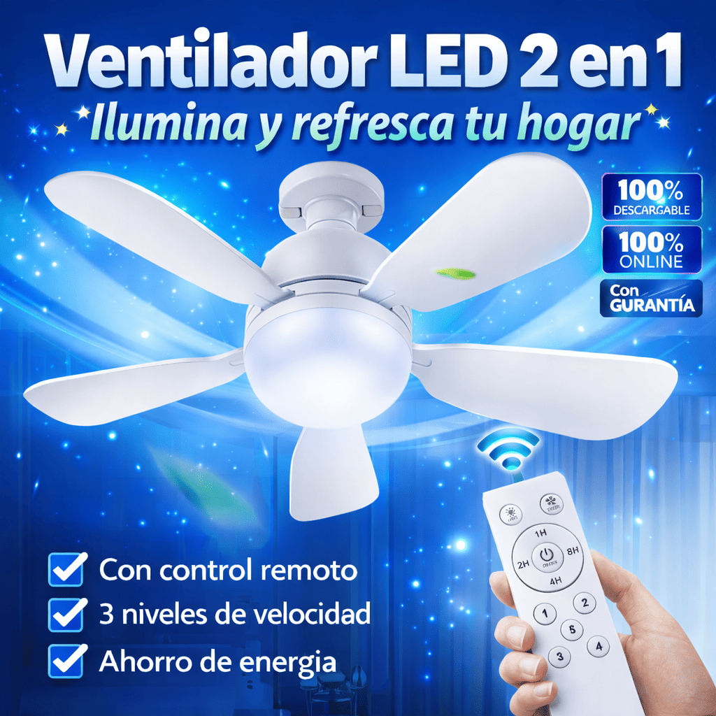 Foco Ventilador 6 aspas
